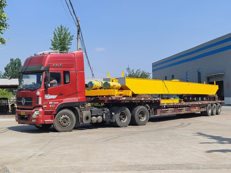 電動葫蘆橋式起重機  LH16/5t-16.4m 制作完成，發(fā)往湖南交付客戶使用。